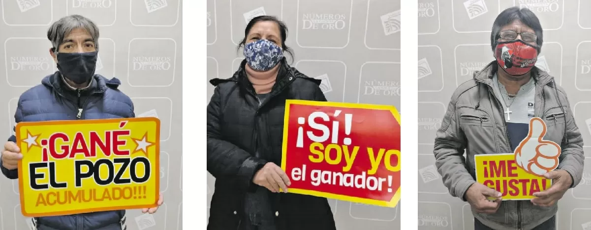 Números de Oro: tres lectores se repartieron el pozo de $ 1.250.000