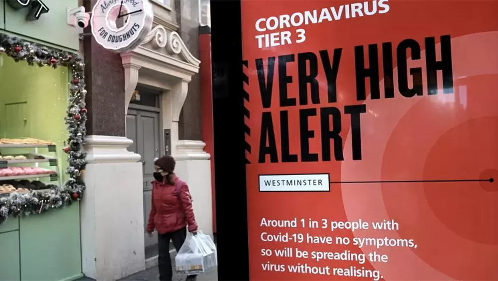 Por primera vez desde febrero, Reino Unido supera los 10.000 casos diarios de covid-19