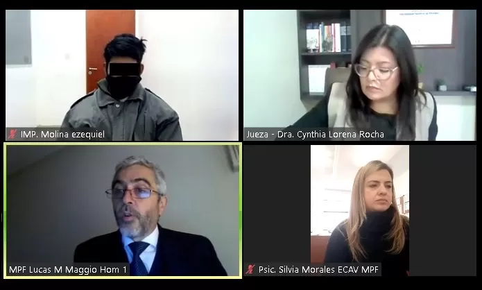 COMPLICADO. En la audiencia se conocieron detalles del femicidio.  