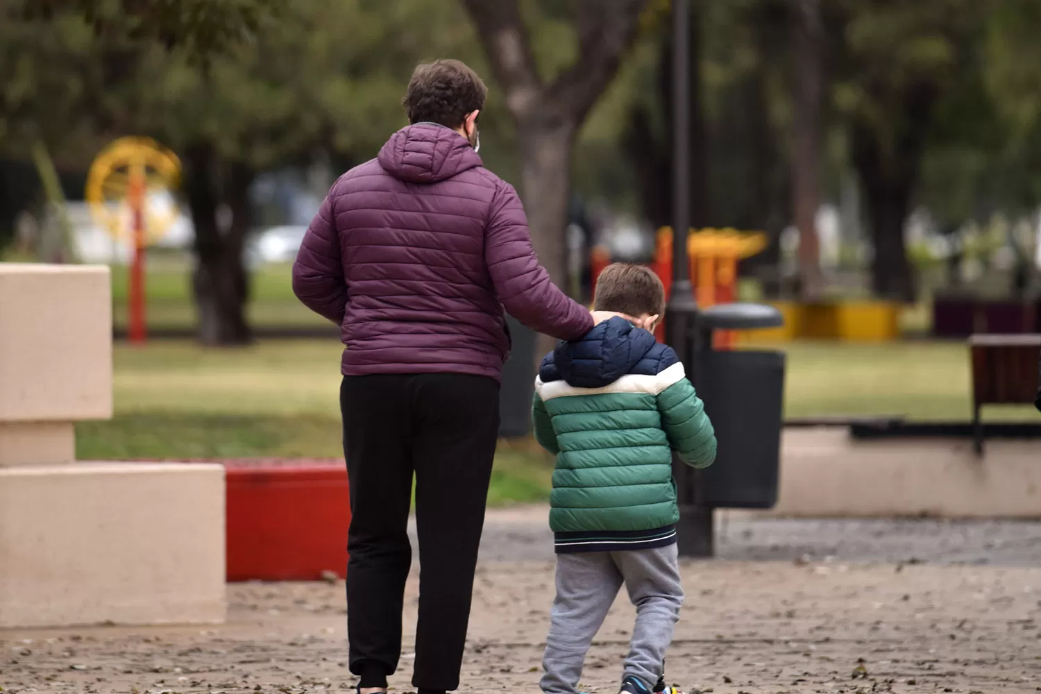 PASEO. El parque 9 de Julio es uno de los puntos más visitados durante los domingos en la capital.