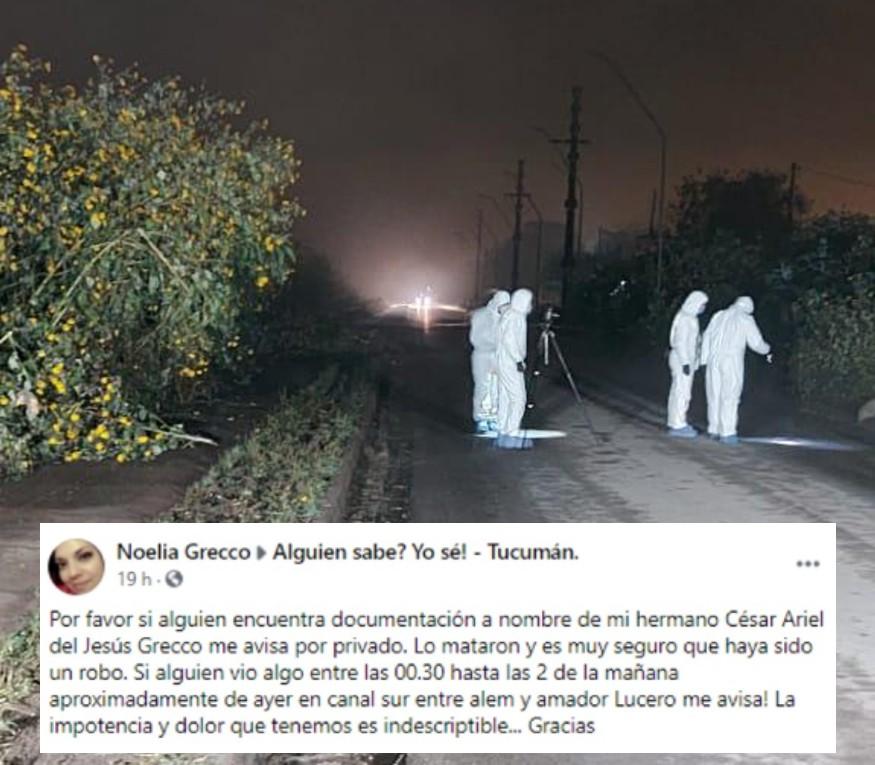 La familia del hombre asesinado en el Canal Sur pidió ayuda en Facebook: el dolor es indescriptible