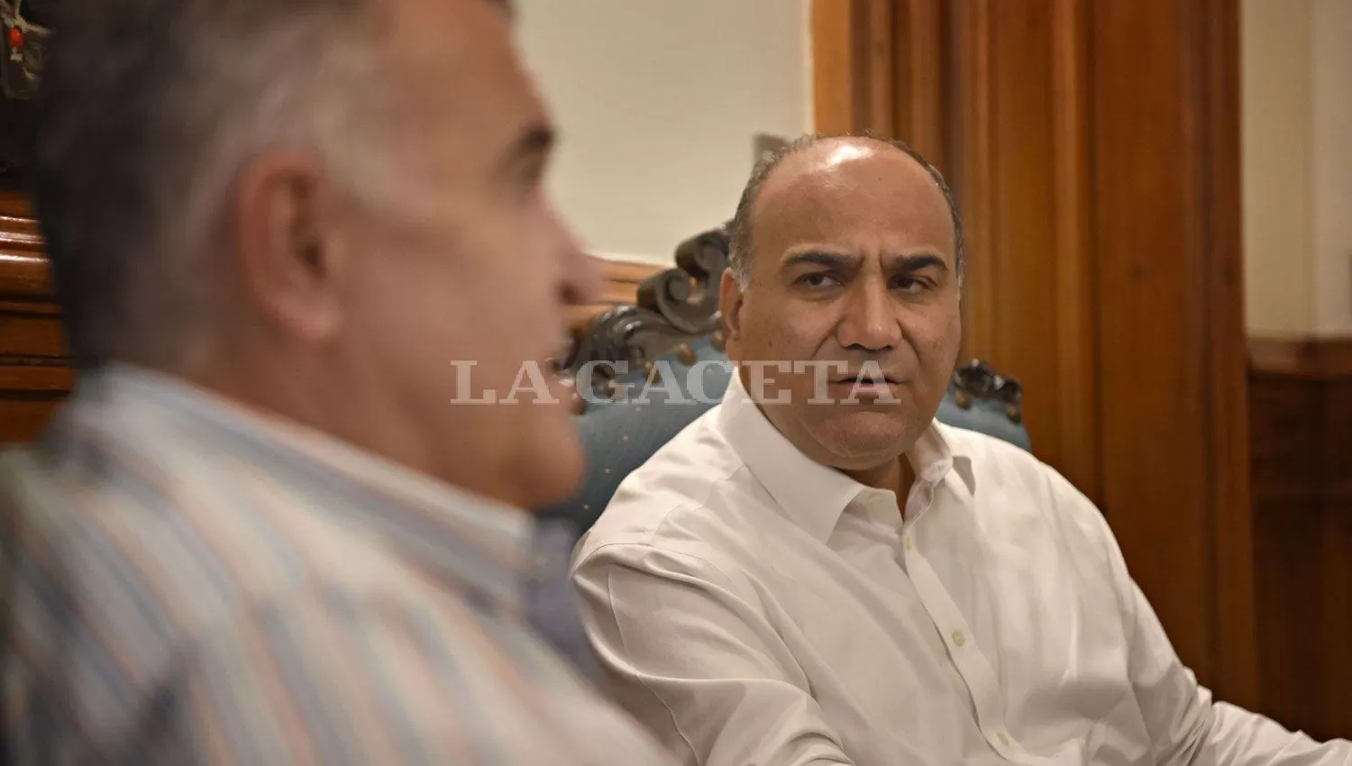 FÓRMULA. Manzur, junto a Jaldo, en Casa de Gobierno. Foto de Archivo / LA GACETA (Juan Pablo Sánchez Noli)