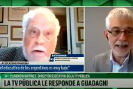 Las expresiones de Guadagni son indignantes, respondieron directivos de la TV Pública