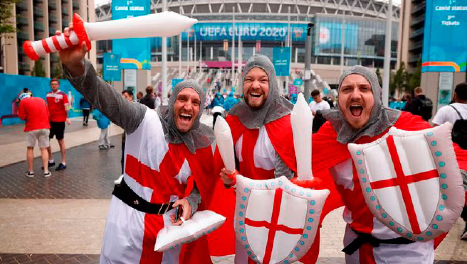 LOCALES. Los ingleses recibirán a Alemania en Wembley.