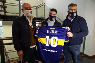 Visitas “xeneizes”: solidaridad pintada de azul y oro