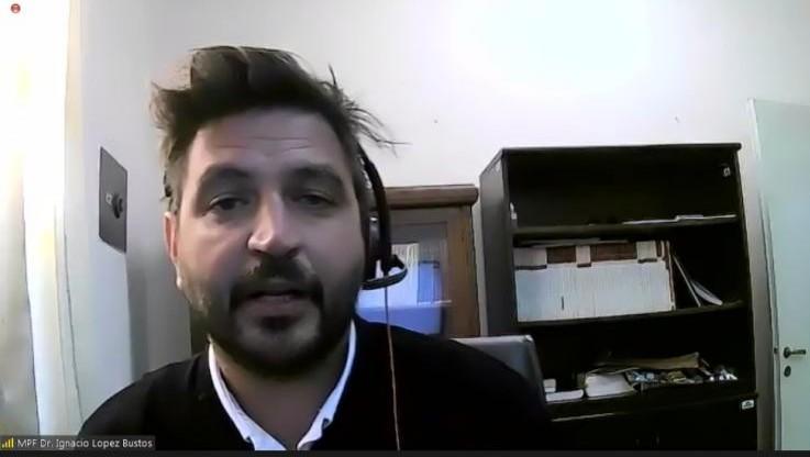 EL FISCAL. Ignacio López Bustos les imputó graves delitos a los acusados.