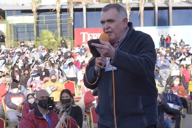 OSVALDO JALDO. El vicegobernador, en un acto político reciente en Central Córdoba. Foto de Archivo / Prensa del Poder Legislativo de Tucumán