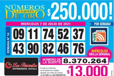 Los Números de Oro de LA GACETA