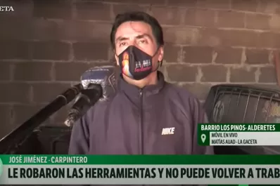 No tengo cómo subsistir, se lamentó un carpintero tras sufrir un robo