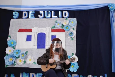 La pandemia no impide que se celebre el 9 de Julio en las escuelas tucumanas