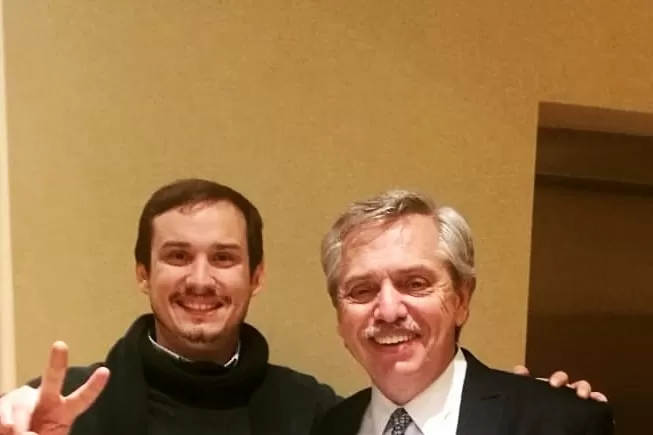 CON EL PRESIDENTE. Usandivaras, junto a Alberto Fernández, en 2019. Foto: Facebook Guillermo Usandivaras