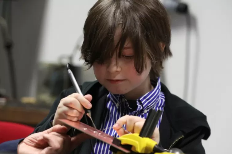 Laurent Simons, niño prodigio. FOTO REUTERS.