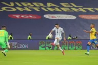 Mirá el gol de Di María que puso en ventaja a la Argentina frente a Brasil 