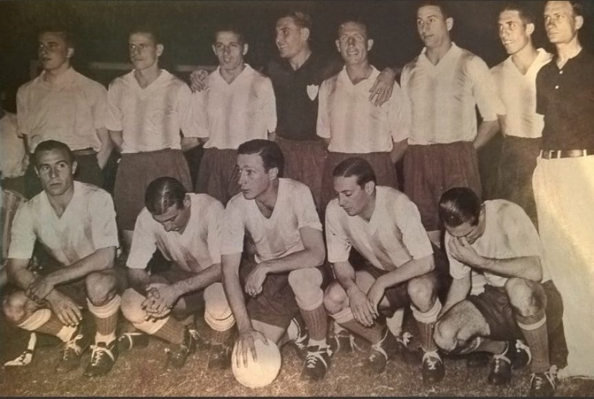 VICTORIA Y TÍTULO. No fue la final, pero el triunfo valió ser campeón en 1945. 