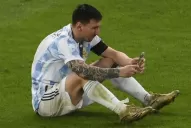 Por videollamada desde el césped del Maracaná, Messi compartió su felicidad con Antonella 