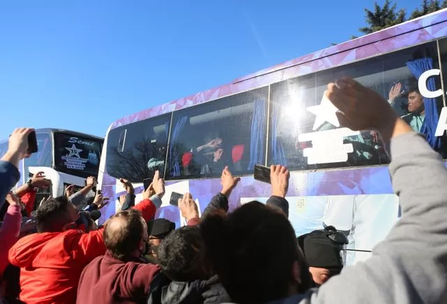 FIEBRE DE SELECCIÓN. Después del triunfo, los jugadores tuvieron una gran recepción al llegar a sus respectivas provincias. reuters