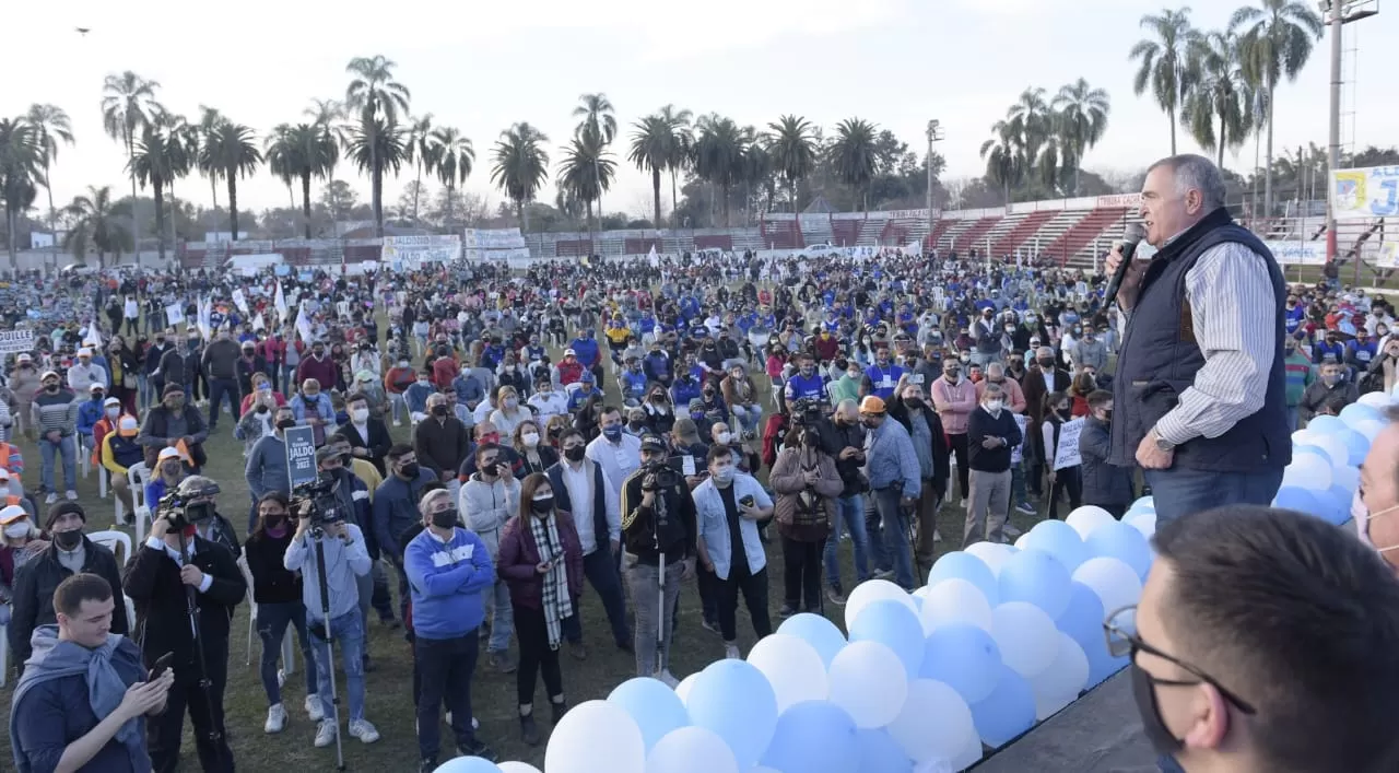 Jaldo encabezó otro acto masivo en Bella Vista