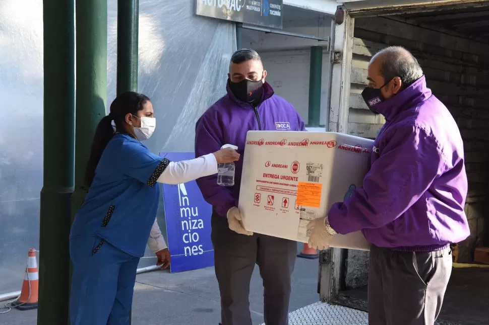 CARGAMENTO. Llegaron dosis del segundo componente de Sputnik a Tucumán. LA GACETA