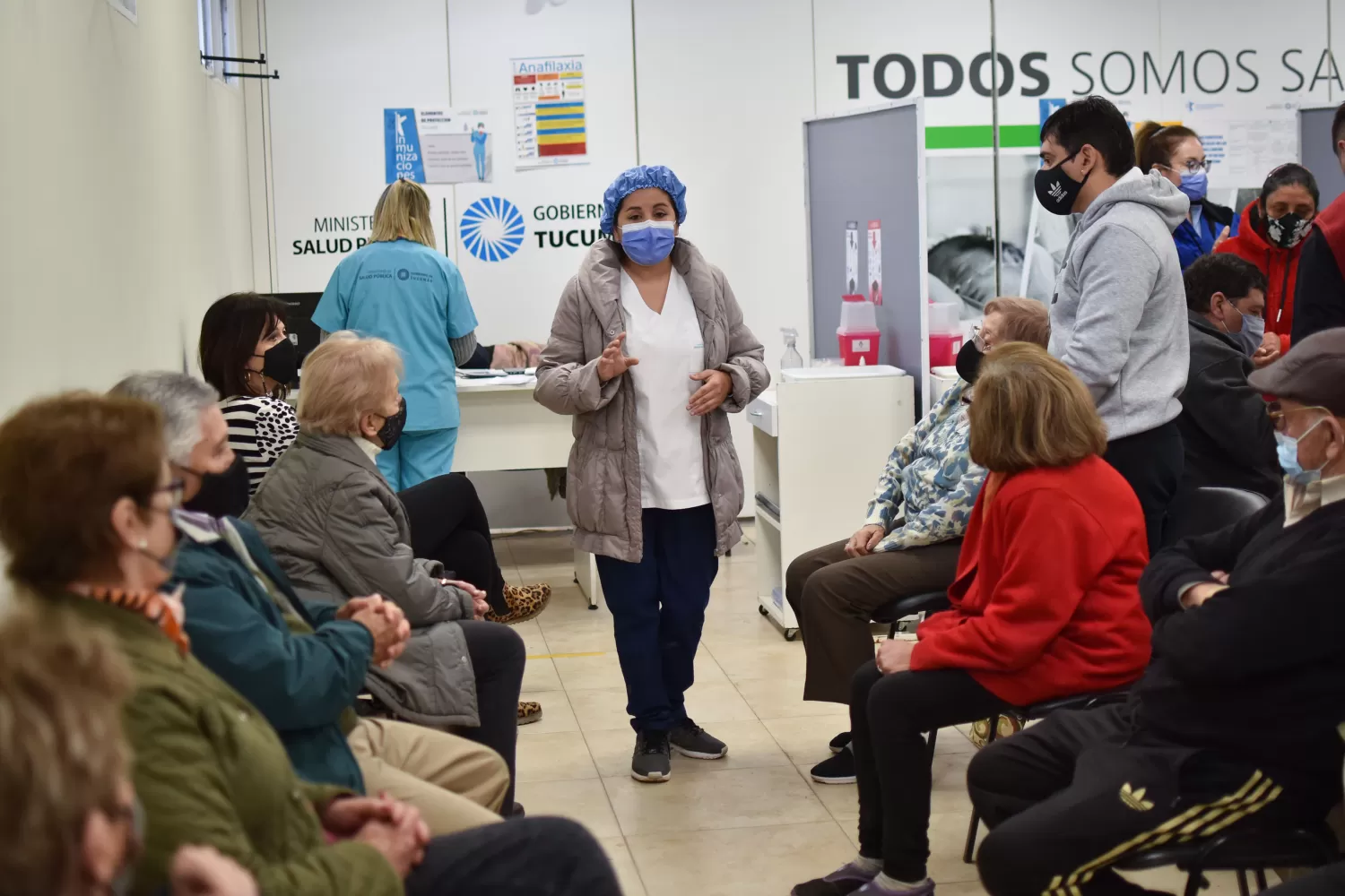 EN TUCUMÁN. Casi el 67% de la población ya fue inoculada. 