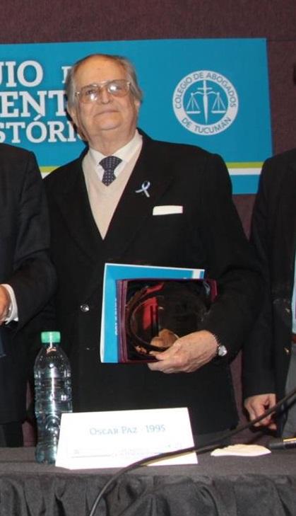 EN 2016. Oscar Paz participó del coloquio de intendentes electos desde 1983. Foto: Archivo / Prensa SMT