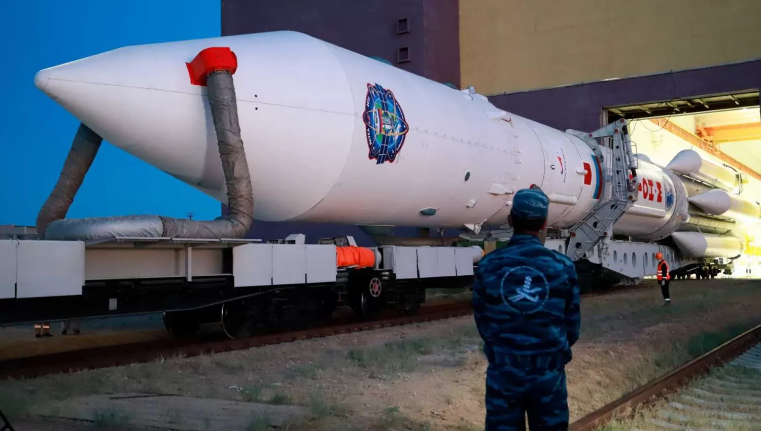 HACIA EL ESPACIO. El cohete Proton-M transporta el nuevo módulo científico.