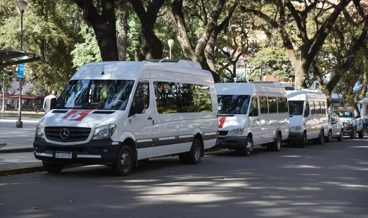 MINIBUSES. Foto: Prensa Municipalidad de SMT