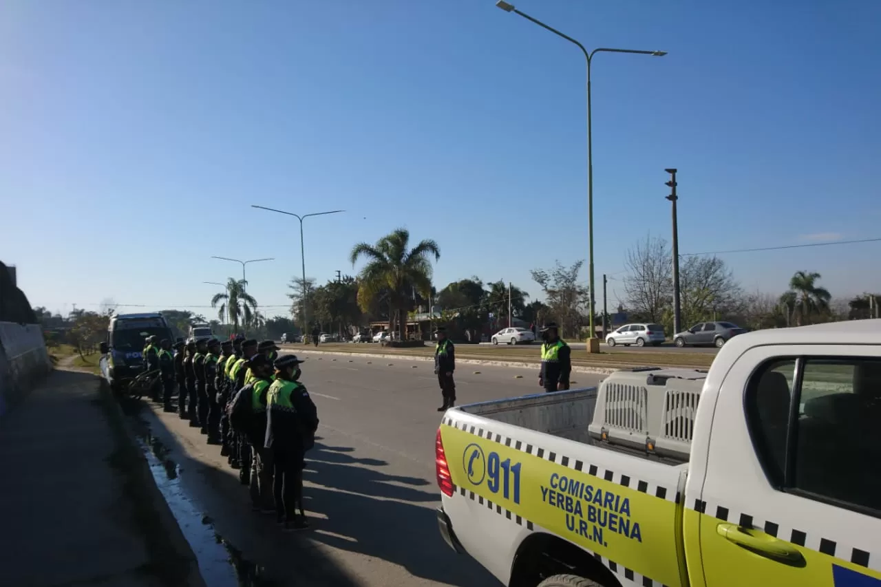 EN YERBA BUENA. Operativo de búsqueda tras la denuncia por la desaparición de Santos Ramírez. Foto: Policía de Tucumán (Archivo)