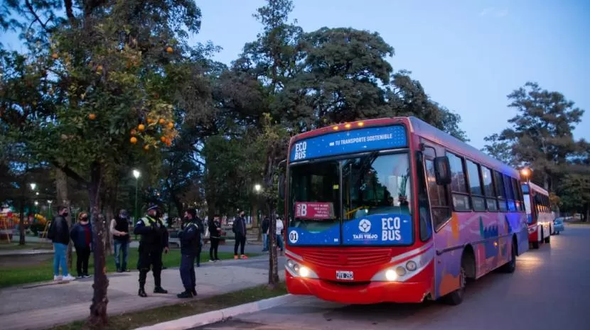 ECOBUS. El servicio alternativo de colectivos que brinda el municipio taficeño. Foto: Prensa Municipalidad de Tafí Viejo