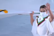 Paula “la peque” Pareto distinguida en Tokio: llevó la bandera olímpica 