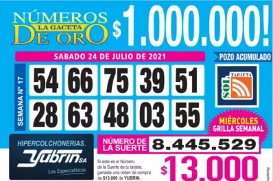 Los Números de Oro de LA GACETA