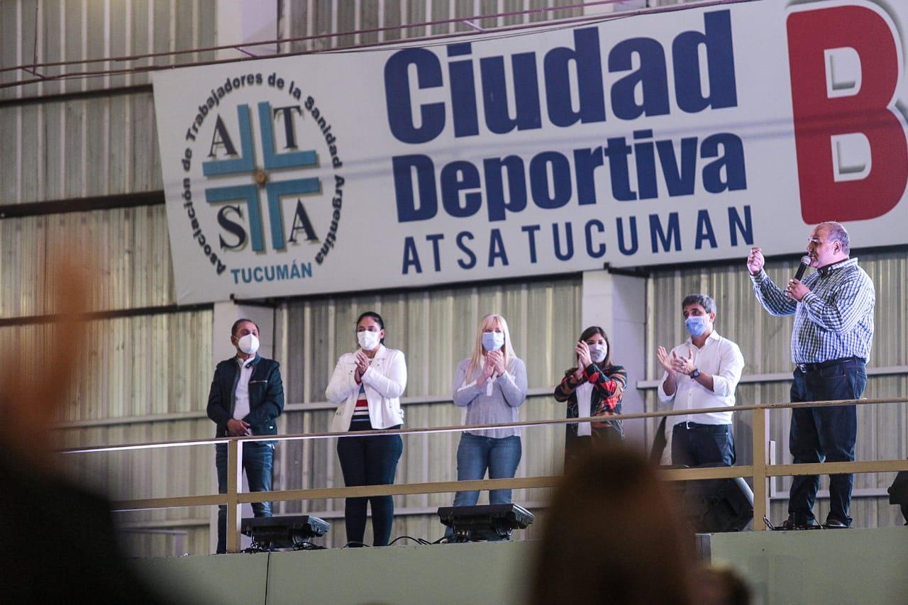 CON SUS CANDIDATOS. El gobernador Manzur anunció su lista. Foto: Comunicación Pública