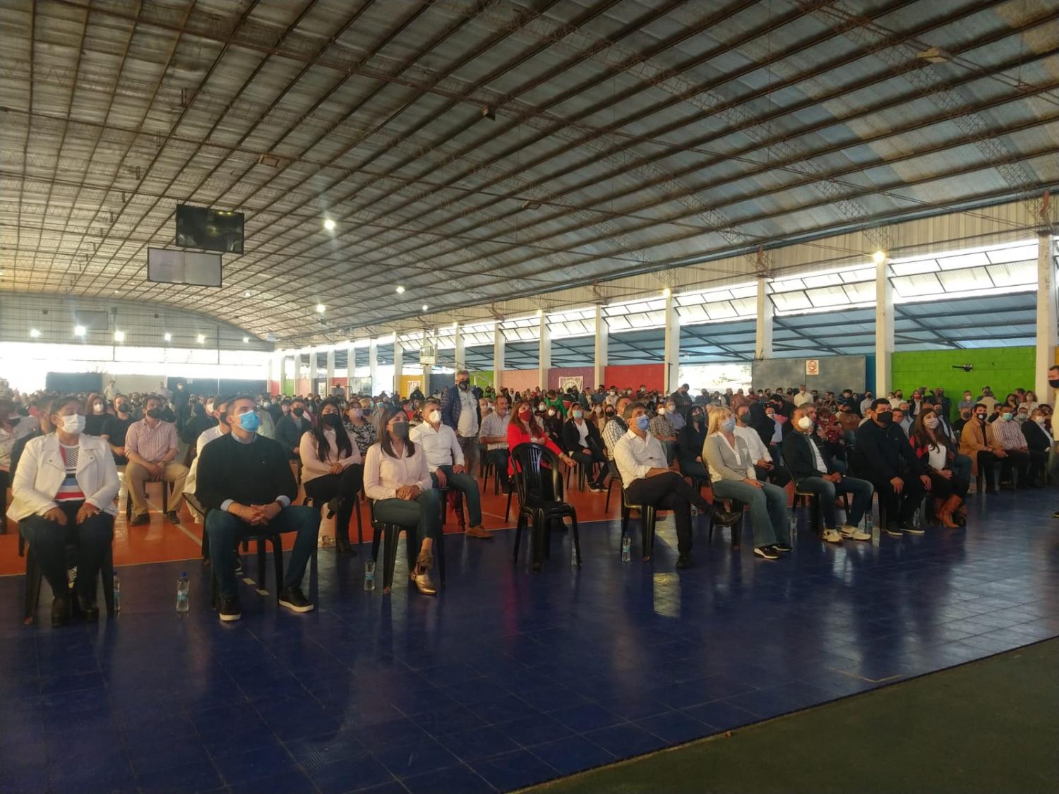 ENTRE EL PÚBLICO. Los postulantes de la lista manzurista al Congreso. Foto: LA GACETA / Matías Quintana 