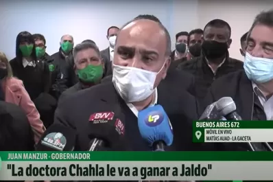La doctora Chahla le va a ganar a Jaldo, desafió el gobernador Manzur