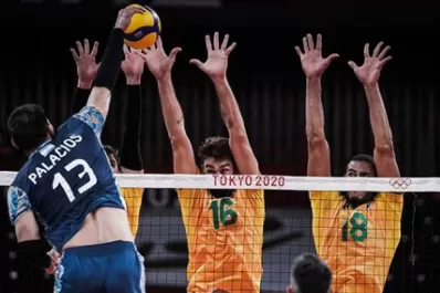 Tokio 2020: la Selección de voley jugó un gran partido pero perdió con Brasil