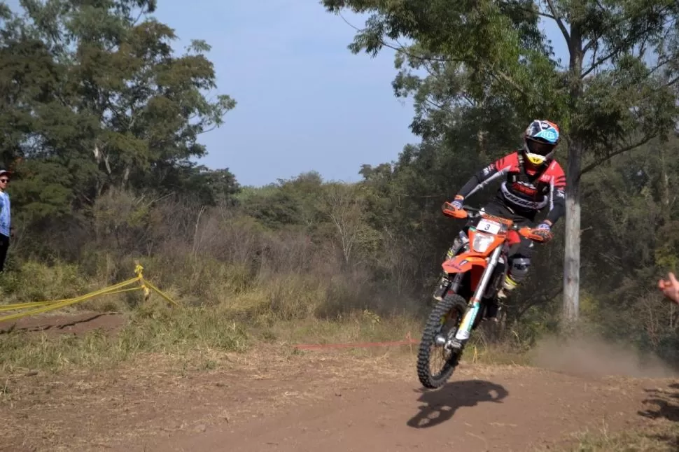  POSTALES. Mercado demostró gran habilidad en cada sector del circuito que se demarcó en el predio de Las Lomadas. 