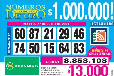 Los Números de Oro de LA GACETA