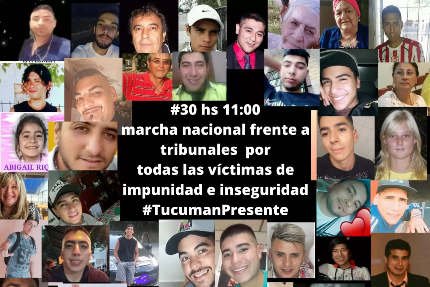 Familiares de víctimas de la impunidad y la inseguridad marcharán a Tribunales