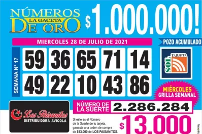 Los Números de Oro de LA GACETA