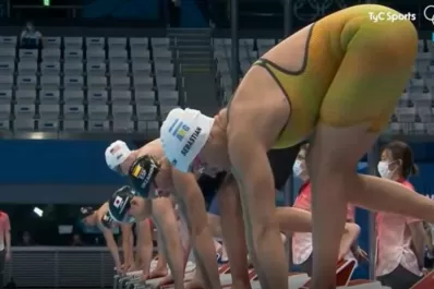 Tokio 2020: Julia Sebastián fue séptima en los 200 metros pecho denatación