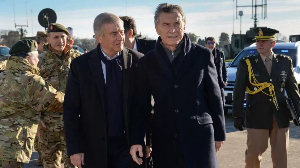 AGUAD Y MACRI. Los ex funcionarios están imputados en la causa. telam