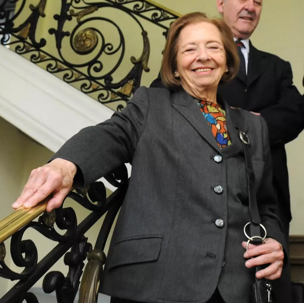 SIMPATÍA Y AMABILIDAD. Elsa Moreno se formó y enseñó en Tucumán y alcanzó prestigio internacional. LA GACETA / FOTO DE JUAN PABLO SANCHÉZ NOLI