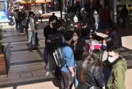 Siguen con vacunación y testeos en pleno centro