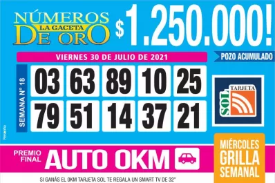 Los Números de Oro de LA GACETA