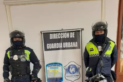 Tras una persecución, efectivos de la guardia urbana secuestraron una moto que había sido robada