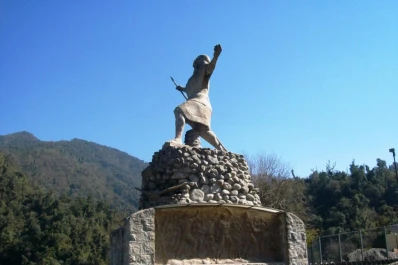 “El chasqui” en el camino a Tafí del Valle