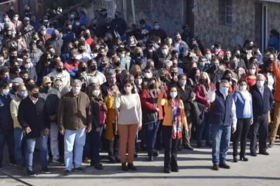 Jaldo reunió dirigentes y vecinos para la filmación de su spot de campaña