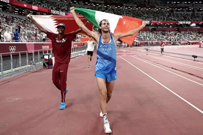 Tokio 2020: dos atletas aceptaron compartir el oro en salto en alto