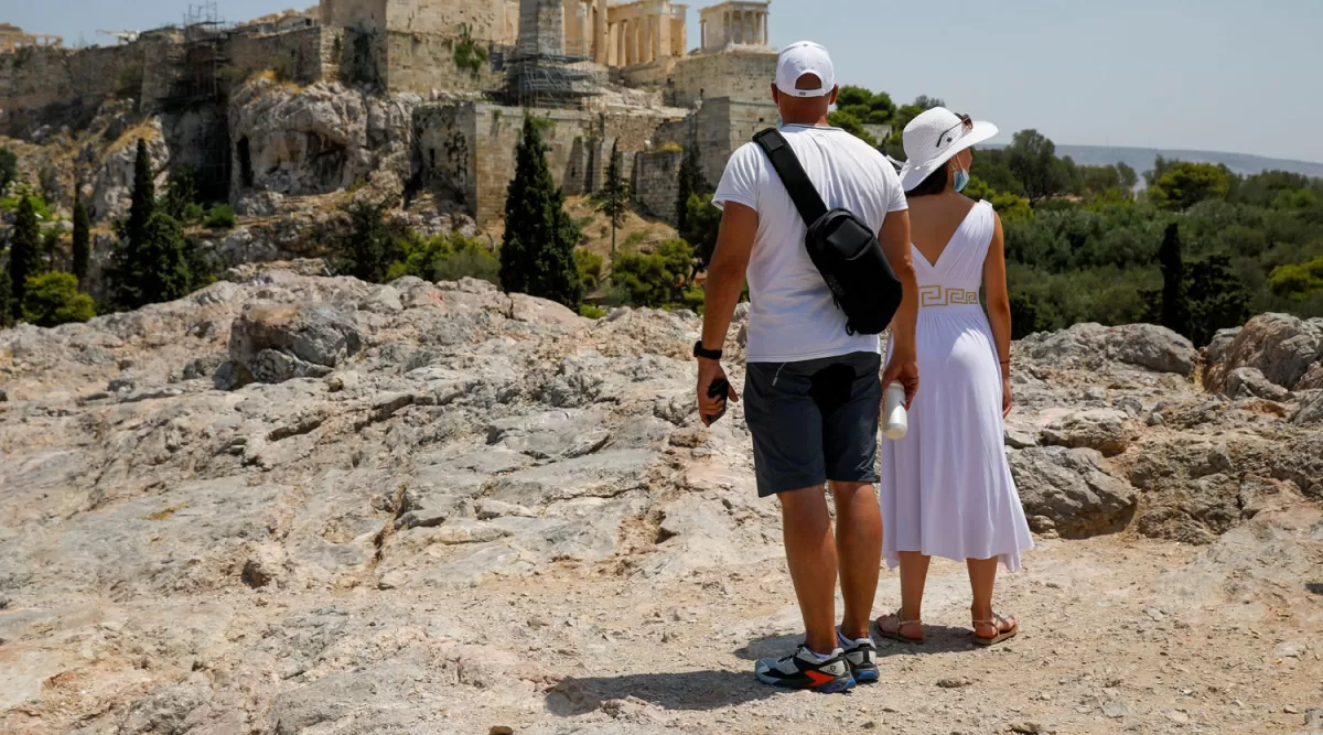DEVASTADOR. Sólo en España y Portugal ya murieron más de 1.700 personas este año. Grecia (foto) también sufre el calor. ARCHIVO LA GACETA