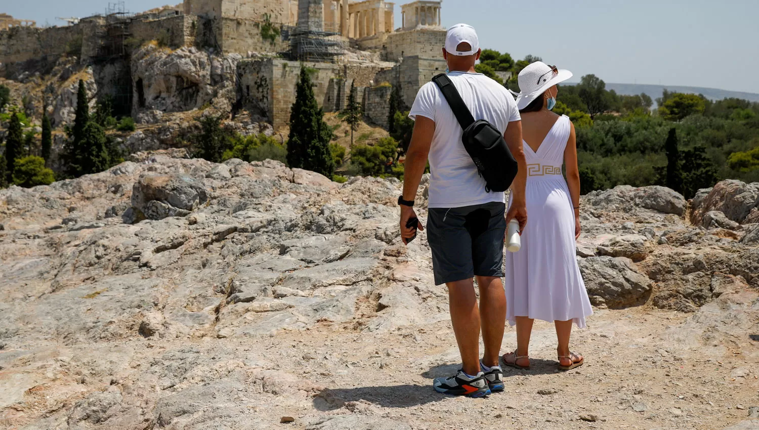 DEVASTADOR. Sólo en España y Portugal ya murieron más de 1.700 personas este año. Grecia (foto) también sufre el calor. ARCHIVO LA GACETA