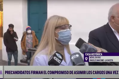 Candidatos opositores y oficialistas se comprometieron a asumir en caso de ganar las bancas
